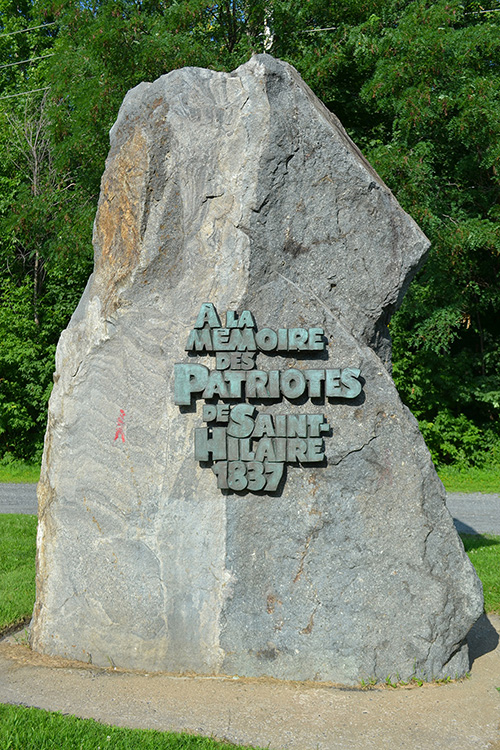 Monument aux Patriotes, Mont-Saint-Hilaire (1987)