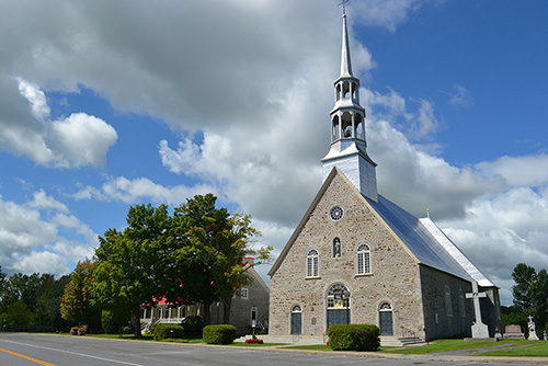 Église Sainte-Marguerite-de-Blairfindie (1801) et Vieux presbytère (1822)